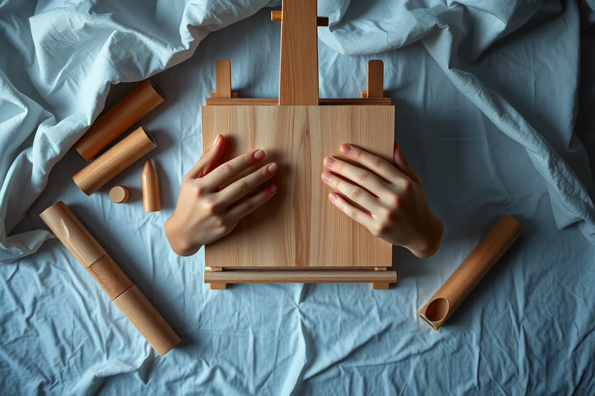 diy table top easel — Diy Table Top Easel (the finished result)